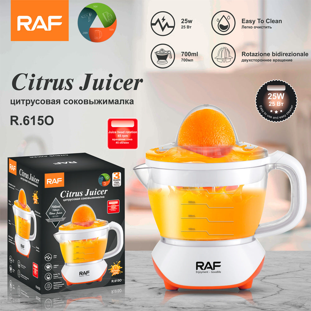 RAF EU Plug Electric Fresh Orange Juicer1L Household automatic juicer lemon orange juicer small portable - 图片 22