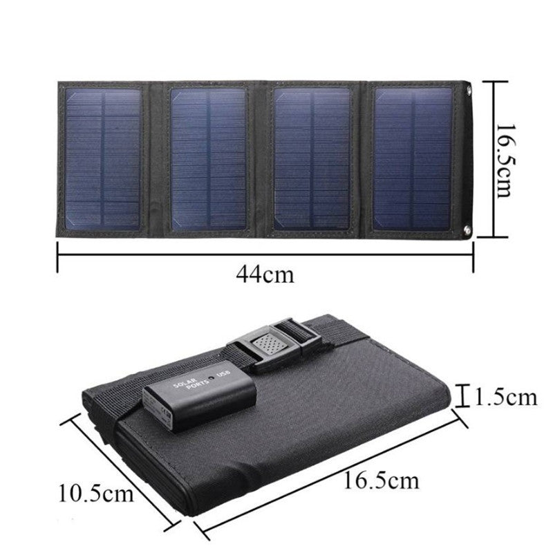 20W Solar outdoor large capacity folding rechargeable solar panel - 图片 5