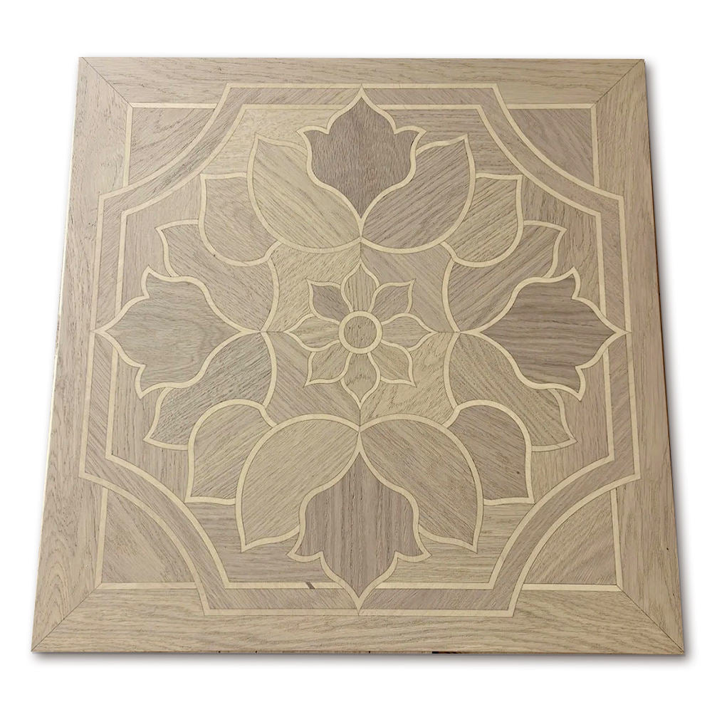 Custom 12mm Square Solid Oak Parquet Flooring | Engineered Wood Panels for Modern Home Office Exterior Use-Waterproof Anti-Slip - 图片 5