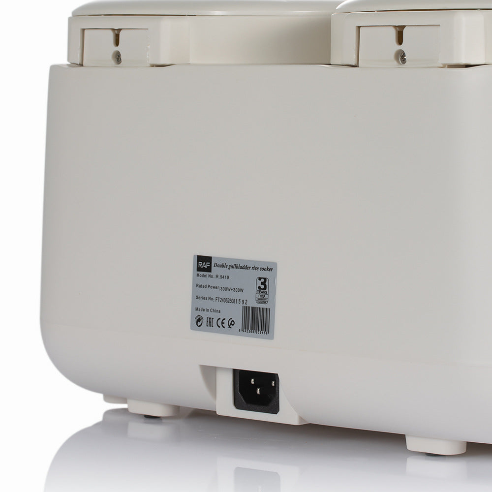 RAF European Standard Rice Cooker Smart2L Fully Automatic Health Care Household Stainless Steel Double Pot Multi-Functional R.5419 - 图片 18