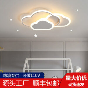 Cloud Lamp Kindergarten Boys Girls Children's Room Lamp Modern Minimalist Iron Art Bedroom Lamp Ceiling Lamp led Lamp