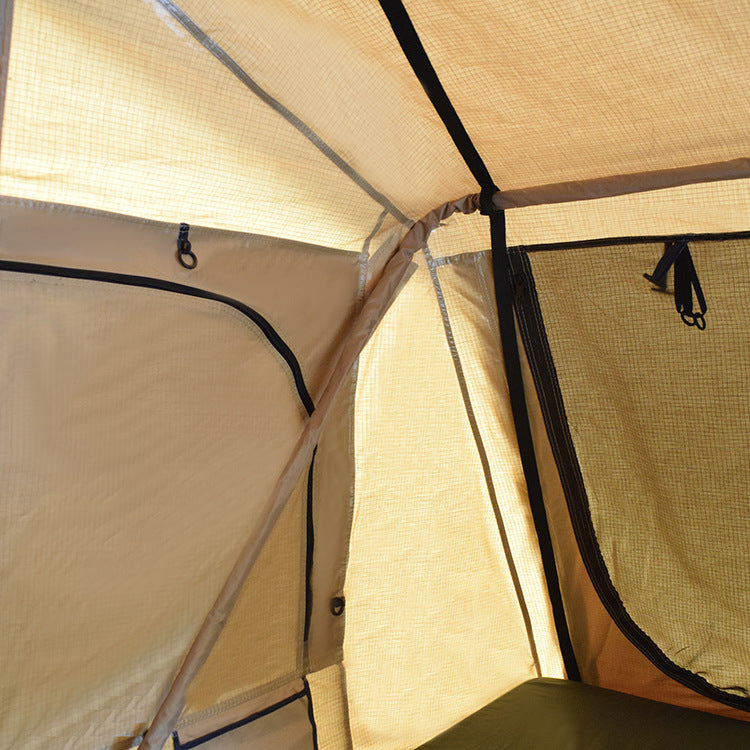 Outdoor Self-Driving Tour Soft Top Car Roof Tent Fully Automatic Quick Open SUV Aluminum Alloy Folding Tent - 图片 14