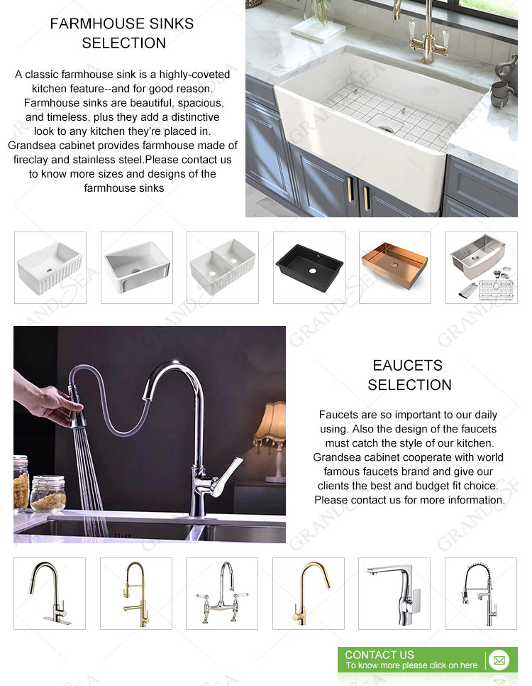 Foshan Factory Outlet Sale Kitchen Furniture Modern Lacquer Finished Kitchen Cabinets - 图片 19