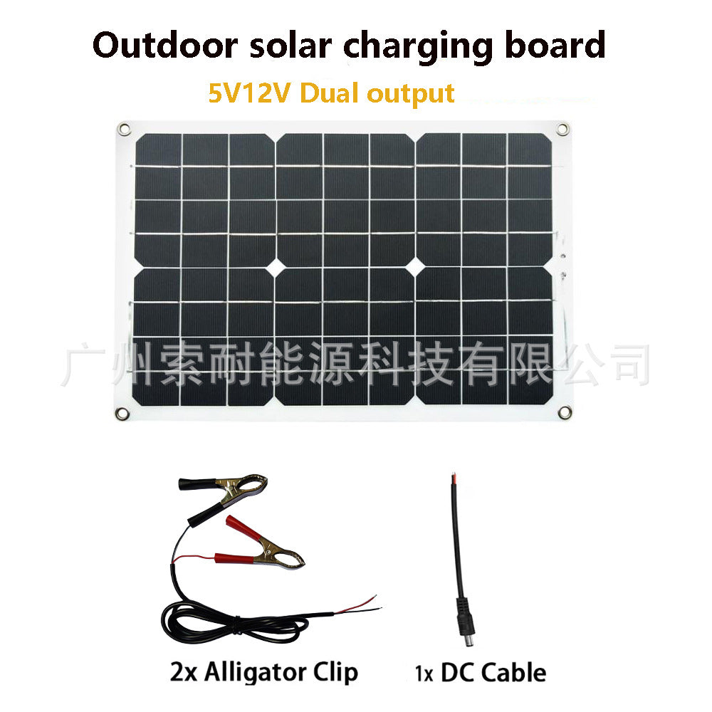 12V Solar Energy Kit System:Inverter 30A Controller 18W Solar Panel Solar System - 图片 13