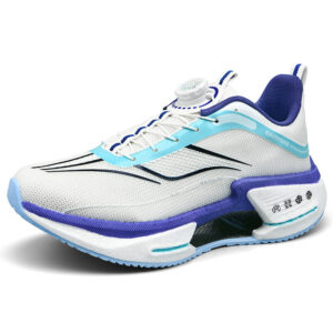 2025Men's and Women's Shock Absorption Breathable Non-Slip Sports Shoes Hollow Popcorn Carbon Plate Soft Sole Running Shoes Breathable Shock Absorption