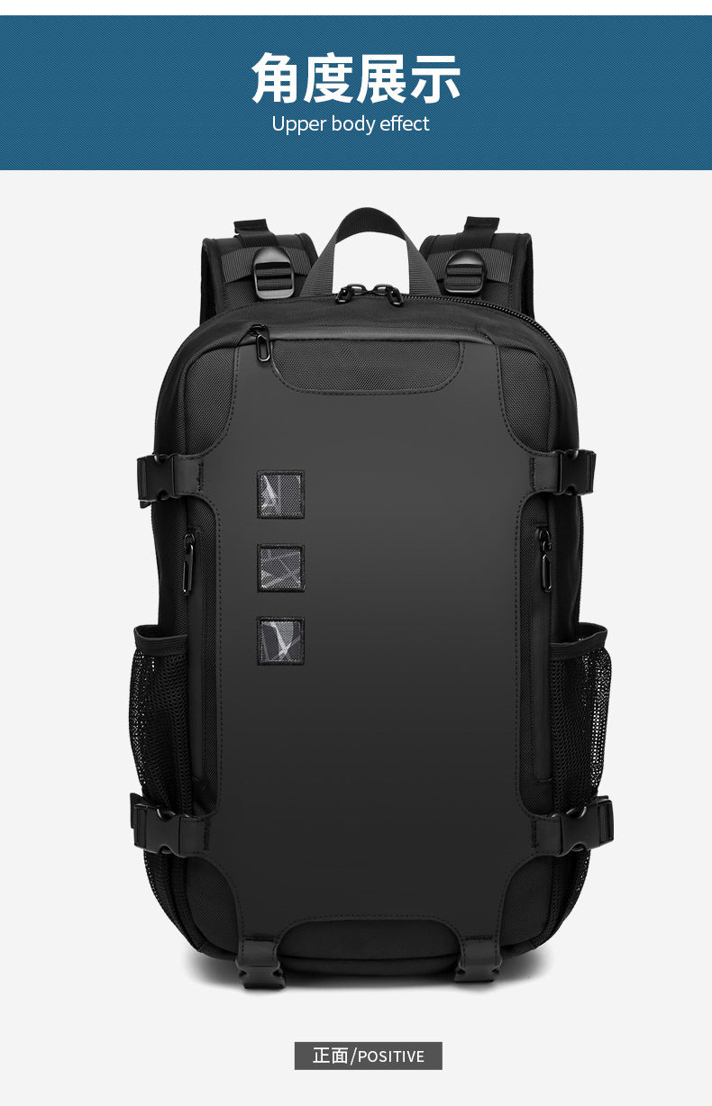 Korean Style Backpack Trendy Brand Laptop School Bag Lightweight Large Capacity Water-Resistant Commuter Bag for Middle and High School Students and College Students - 图片 20