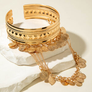 European and American Western Cowboy Style Metal Tassel Armband arm chain Dunhuang Chain Retro Arm Bracelet Wholesale