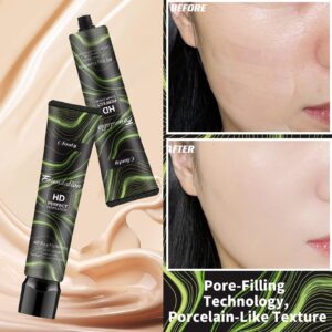 Olauty Liquid foundation waterproof sweatproof moisturizing non-cakey concealer even skin tone natural look makeup