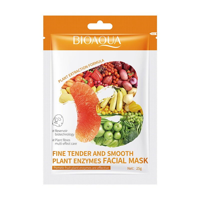 Plant Enzyme Mask25gBIOAOUA Hydrating and Moisturizing Tablets for Cross-Border Wholesale - 图片 5