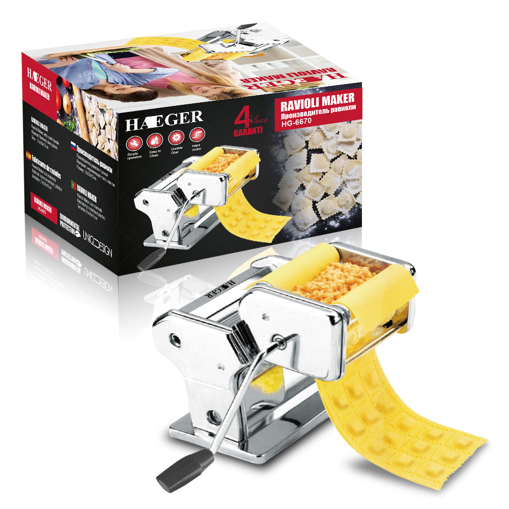 RAF Household Old-fashioned Manual Wonton Maker Noodle Press Multifunctional Small Noodle Pressing Dumpling Skin Making Machine - 图片 23