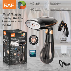 RAF European Standard Small Travel Portable Vertical Ironing Machine1500W Handheld Household Steam Iron R1332