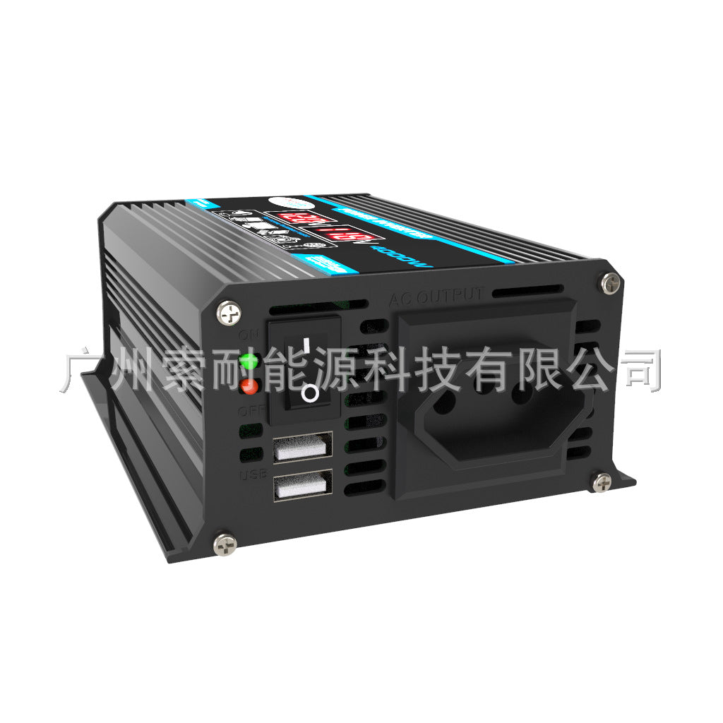 Tang Dynasty Second Generation Car Inverter300W 12V Turn110V 220V Voltage Display Export inverter - 图片 13