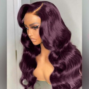 13x6 Lace Front Burgundy  Synthetic  Glueless Wig wholesale