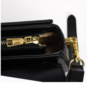 2024Spring Summer New Simple Niche Design Women's Bag Versatile Shoulder Underarm Bag Crocodile Pattern Small Square Bag Crossbody Bag