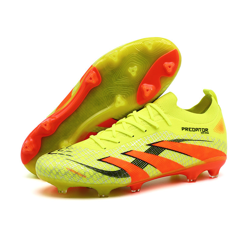 2025New Football Shoes for Men and Women, Youth Students, Fashionable and Comfortable, Long Spikes, Low-top, Factory Direct Sale - 图片 3