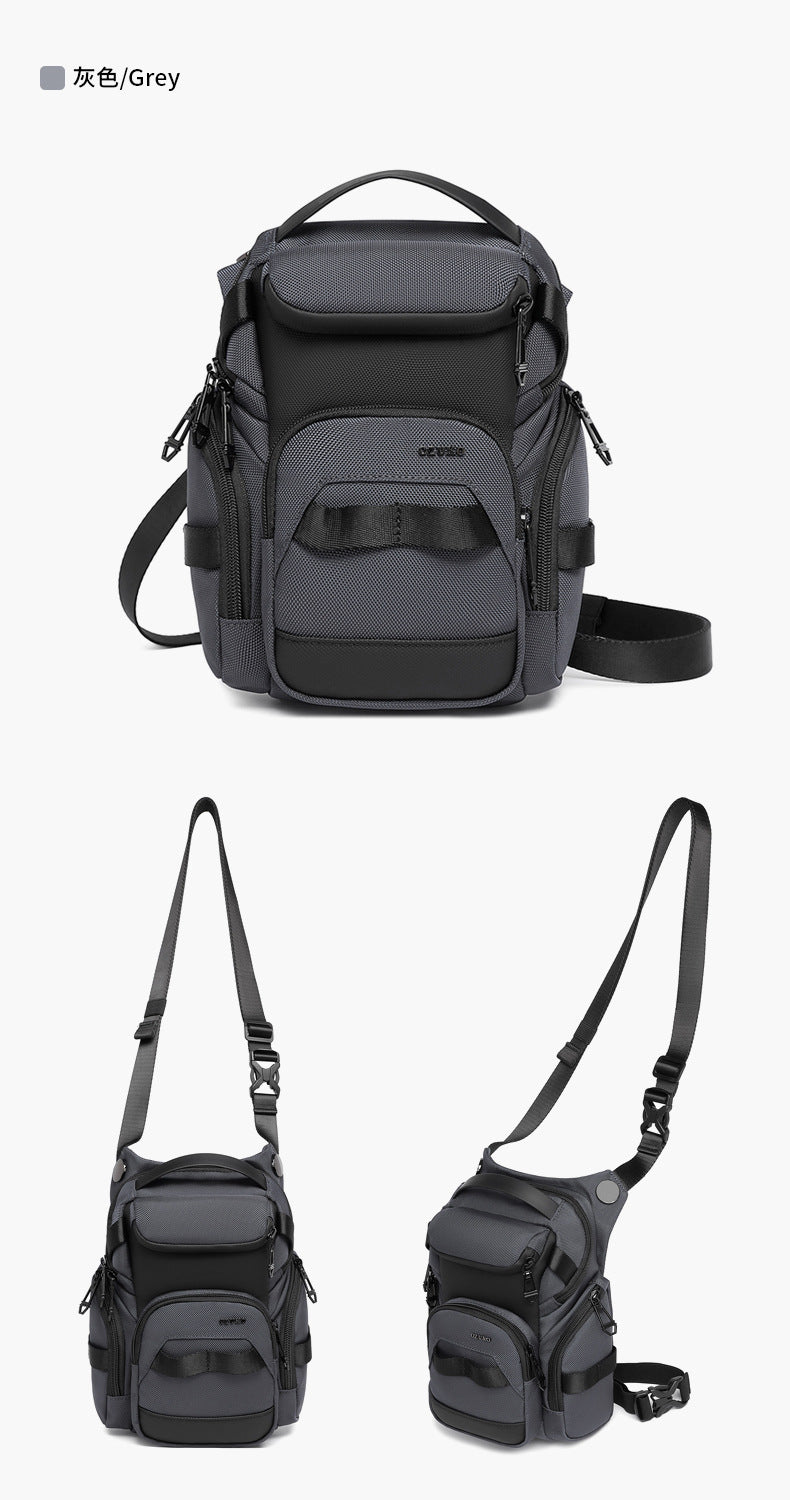 Tactical Cycling Leg Bag Motorcycle Waist Bag Men's Waterproof Multifunctional Motorcycle Crossbody Shoulder Bag Outdoor Sports Bag - 图片 19