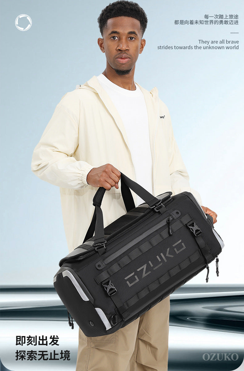 Short Trip Bag Men's Dry Wet Separation Handheld Travel Multifunctional Sports Backpack Can Be Carried or Slung Waterproof Bag - 图片 7