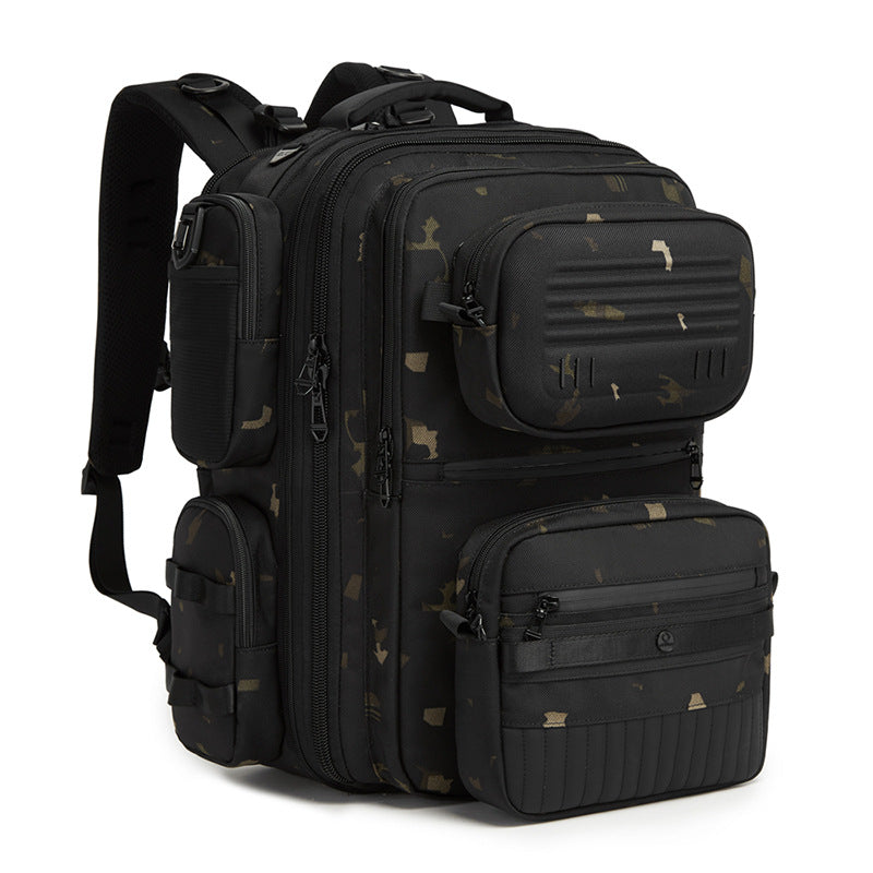 OZUKO Multifunctional Backpack Men's Large Capacity Backpack 3-in-1 detachable outdoor sports travel bag - 图片 5