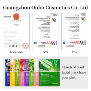 Mask BIOAOUA Plant and Fruit Face Mask Sheets Hydrating and Moisturizing  Wholesale OB
