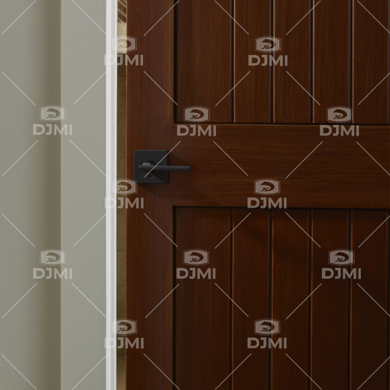 Indoor Wood Door Solid Interior Modern Doors Environmental protection Material - 图片 5