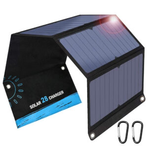 Portable Solar Panel 28W High Power High Quality Waterproof Foldable Outdoor Battery Charger