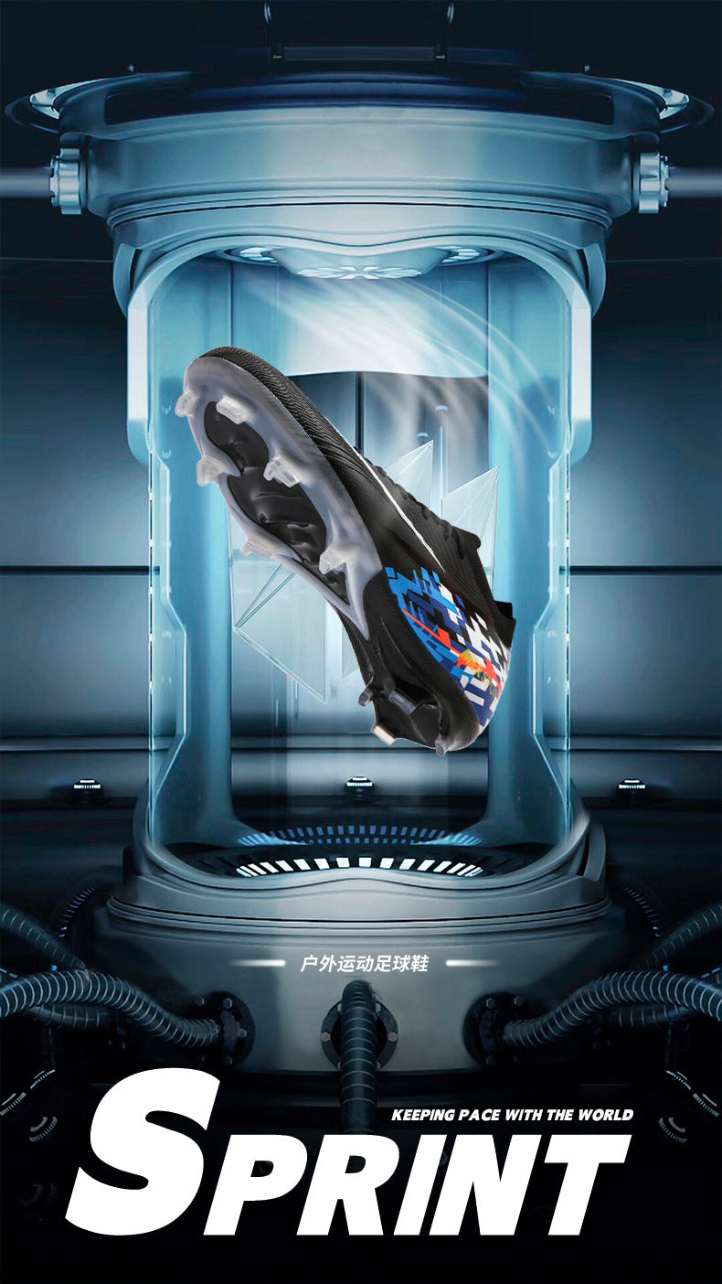 New Large Size Long Spike Football Shoes Low Top Youth Competition Training Student Football Sports Shoes - 图片 13