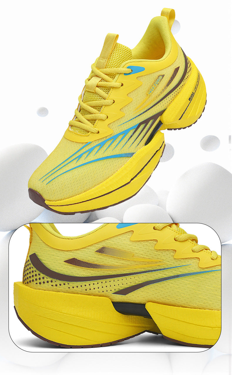 ROANK Men's Running Shoes Ultra-Light Sports Shoes for Teenagers Non-Slip Thick Sole Height Increasing Running Shoes for Middle School Students - 图片 14