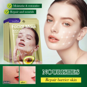 Honey Avocado Nourishing Mask SADOER Moisturizing and Hydrating Face Mask Cross-Border Wholesale