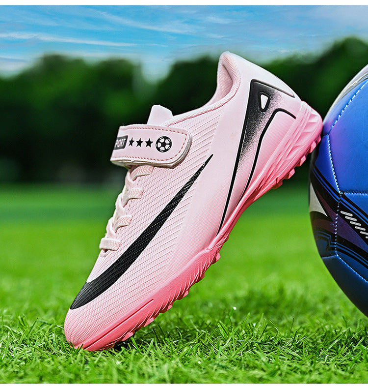 2025World Cup Children's Soccer Shoes Boys Youth Students Girls Spike Long Spike Competition Training Sports Shoes - 图片 36