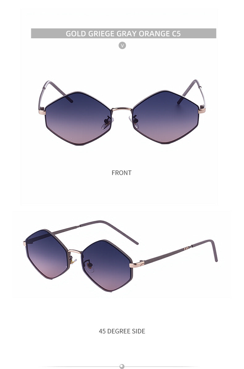 Polygonal Sunglasses for Women with a Sense of Sophistication2025New European and American fashion sunglasses driving UV protection glasses - 图片 27