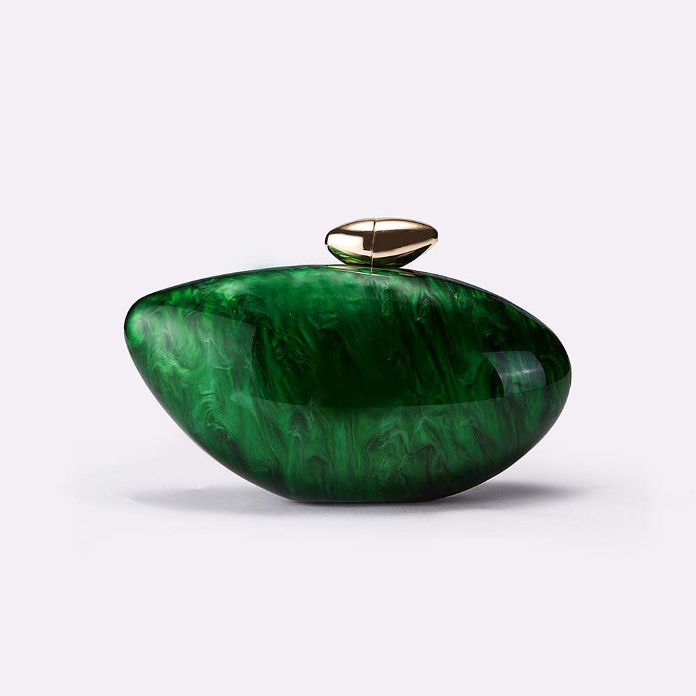 European and American Trend New Style Bag for Women Fashionable Light Luxury Versatile Bullet Head Acrylic Simple Evening Bag Clutch for Women - 图片 8