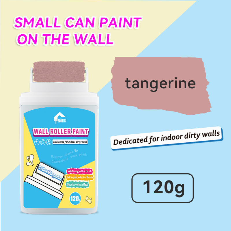 Wall Small Roller Brush Paint Cocoa Roller Dirty Graffiti Renovation Color Change Latex Paint Portable Water-Based Interior Wall Paint - 图片 12