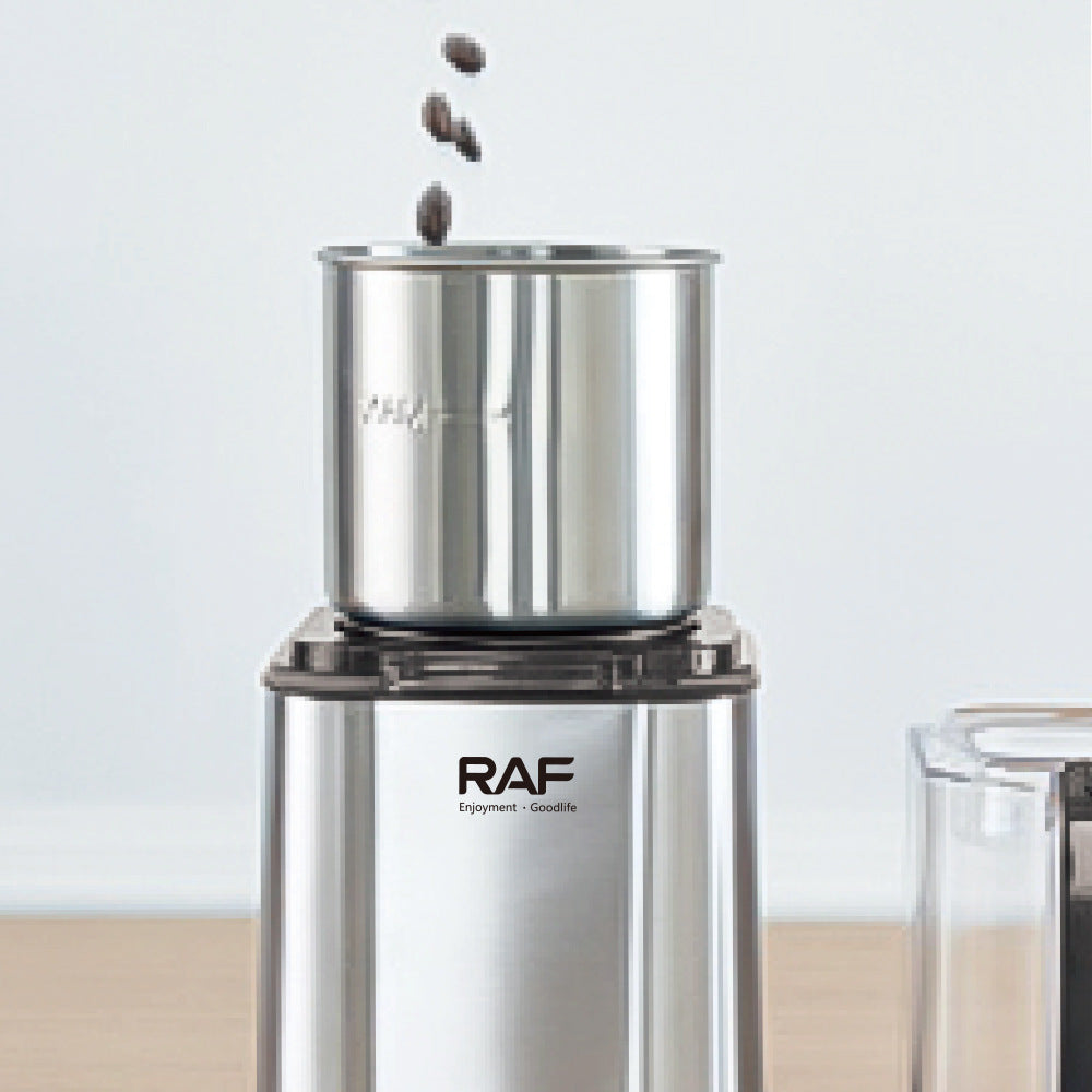 RAF Home Use Lightweight Grinding Cup Electric Coffee Grinder 2-in-1 Portable Coffee Bean Grinder R.7130 - 图片 15