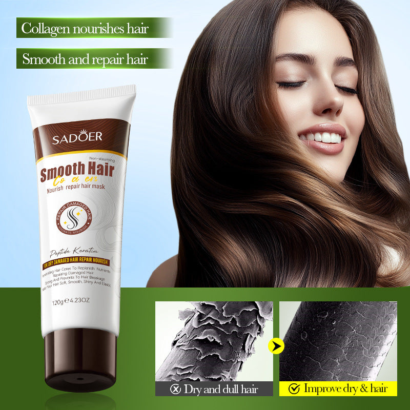 Collagen Smooth Hair Mask SADOER Nourishing and Smooth Hair Conditioner Cross-Border Wholesale