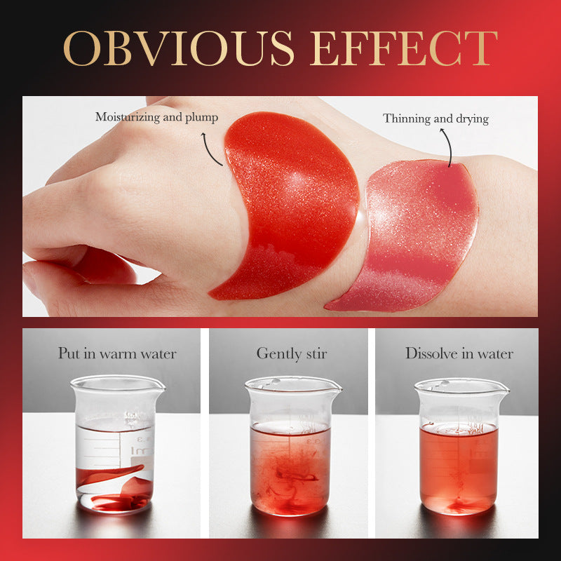 Red Pomegranate Eye Mask SADOER Moisturize the eye area, improve dark circles and wrinkles, foreign trade wholesale - 图片 4