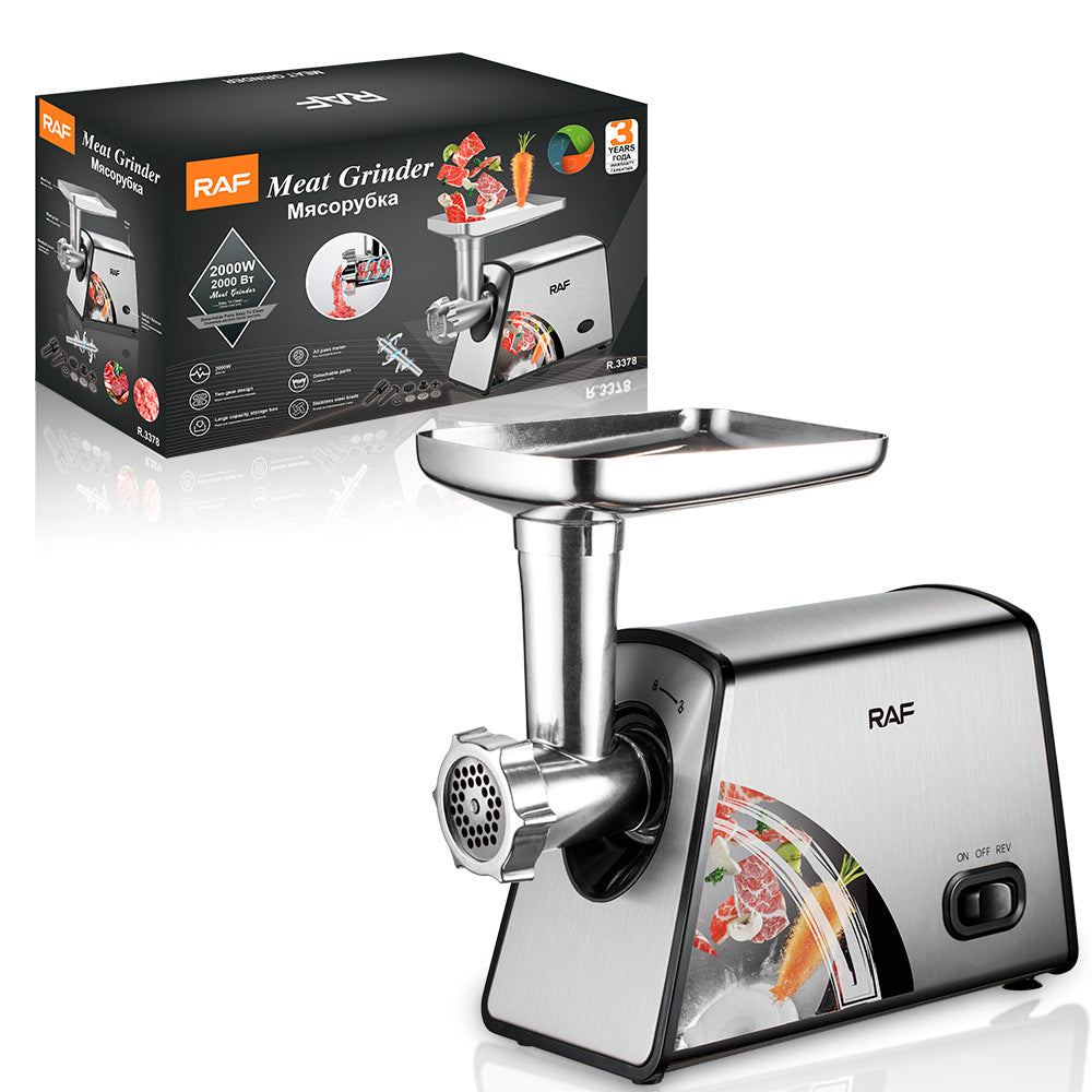 【Exclusive for 】Commercial Electric Meat Grinder Chicken Bone Grinder Meat Mincer Sausage Stuffer Meat Mixer - 图片 12