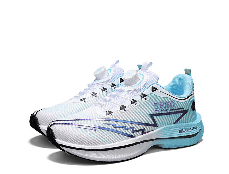 2025New8pro Full Palm Carbon Plate Racing Shock Absorption Running Shoes Men and Women Couples Rotating Buckle Youth Shoes Sports - 图片 42