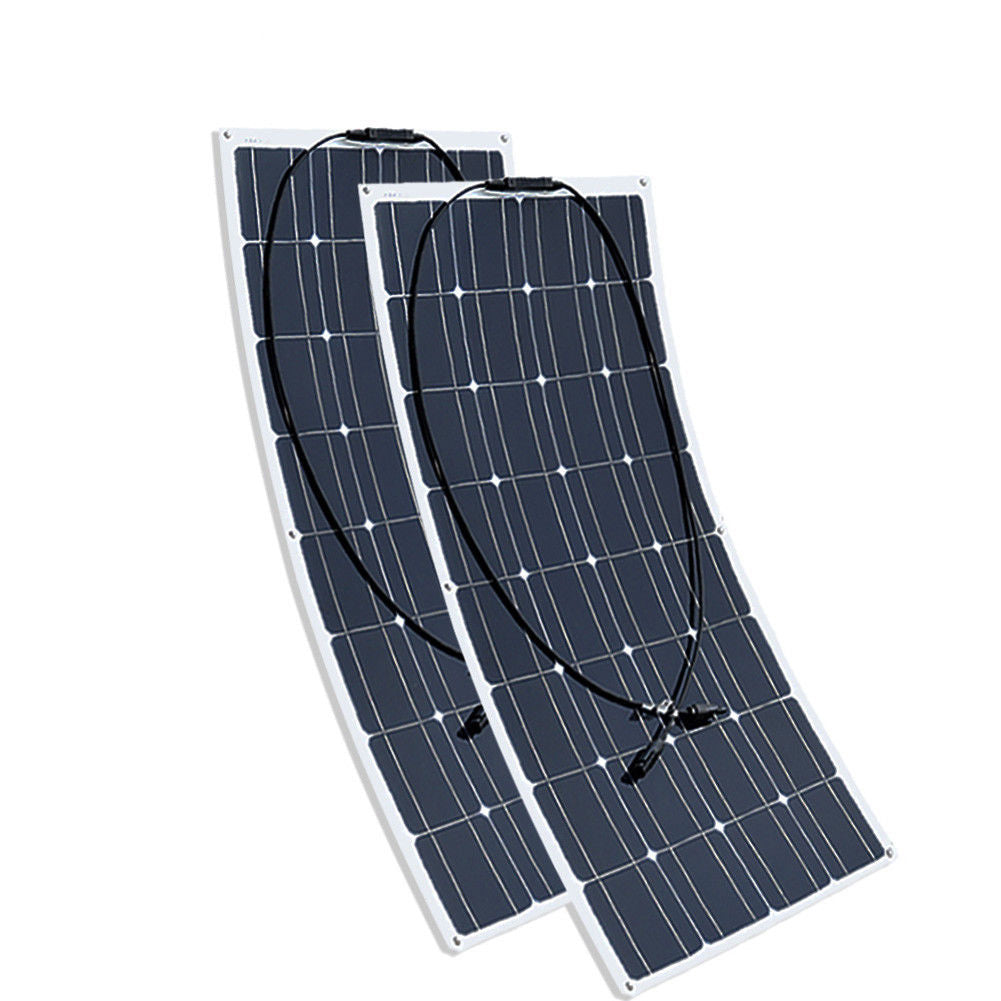 200W Complete Charging Set2*100W16V Flexible Solar Charging Panel20A Belt USB Controller - 图片 8