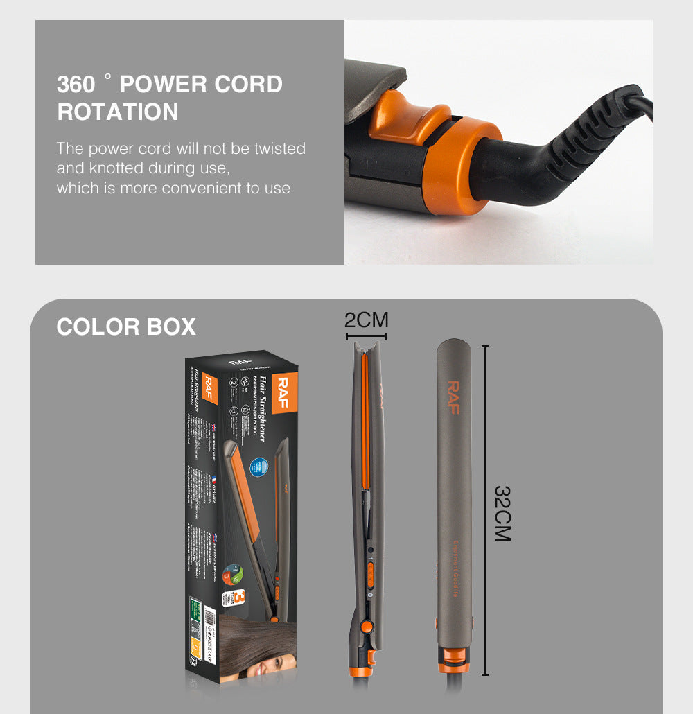 Hair Straightening Iron Portable Hair Curler for Dormitory and Home Use, Fluffy and Easy to Carry, Multifunctional Curling Iron - 图片 16