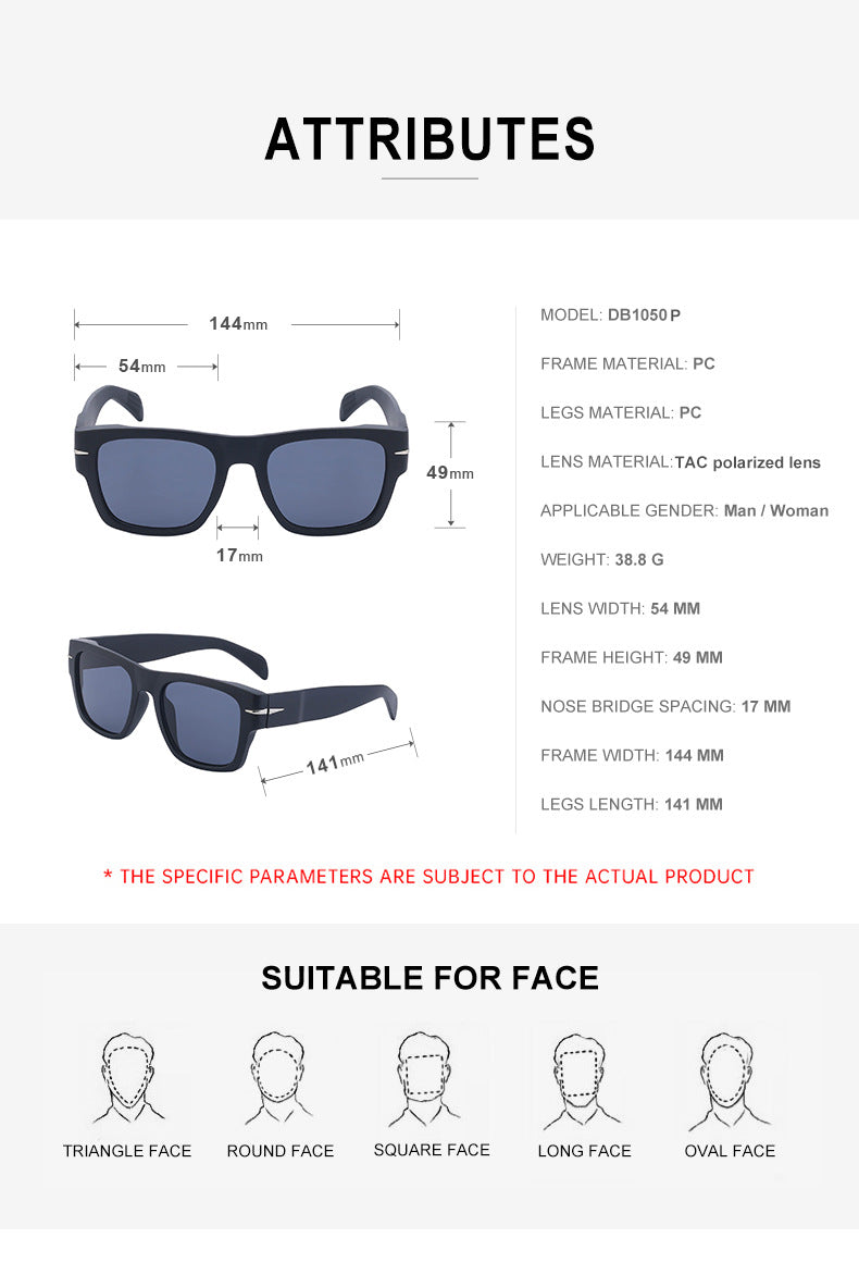 Polarized Sunglasses for Men Fishing European and American Style Outdoor Sun Protection Sunglasses Full Frame Sports Glasses sunglasses - 图片 16