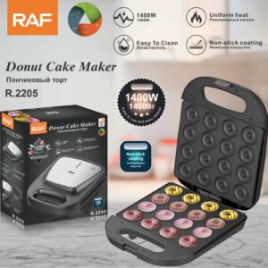 RAF European Standard Household Donut Breakfast Maker Internet Celebrity Mini Cake Round Cake Maker Light Food Machine Baking 16