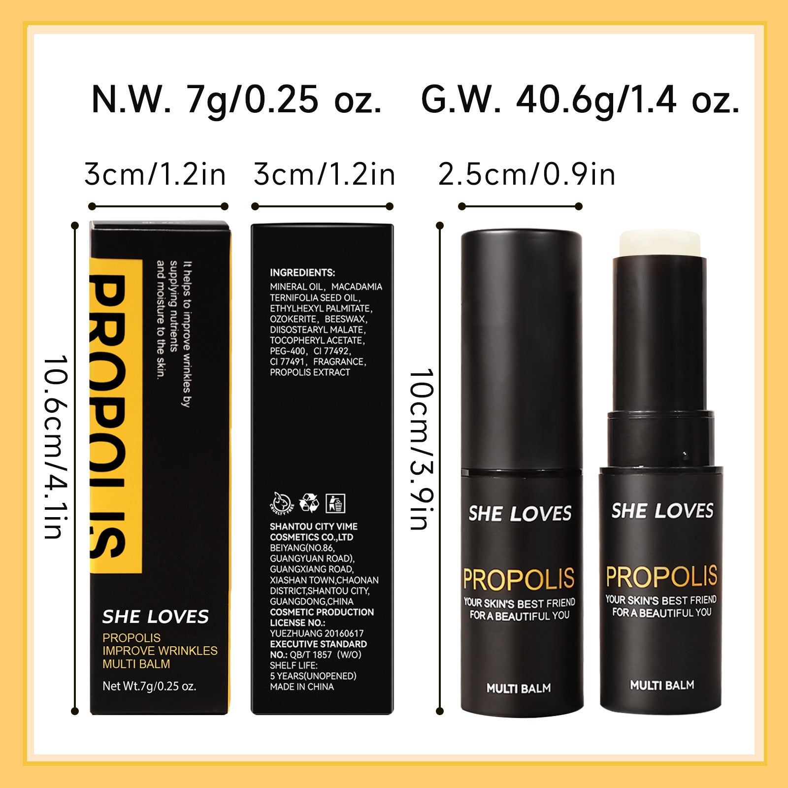 SHELOVES Propolis Anti-Wrinkle Essence Stick, Wrinkle-Reducing Stick, Neck Wrinkle, Eye Area Wrinkle Smoothing, Moisturizing, Skin Rejuvenation, Hydrating Stick - 图片 10