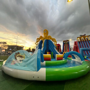 Inflatable Water Park Slide Equipment Manufacturer Elephant Panda Combination Large Frame Swimming Pool Children's Amusement