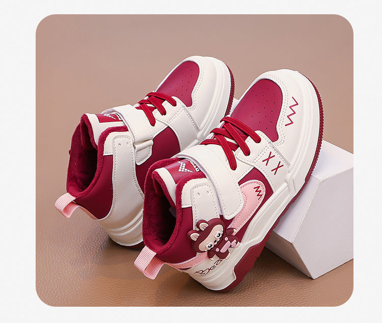 Fashion Doll Labubu Girls' Shoes Princess Shoes2025New Autumn Children's Soft Sole Casual Sports Shoes - 图片 23