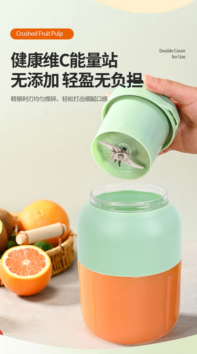 Household Small Portable Juicer Wireless Charging Juicing Cup Summer Electrical Appliances Electric Juice Cup Ton Ton Cup - 图片 15