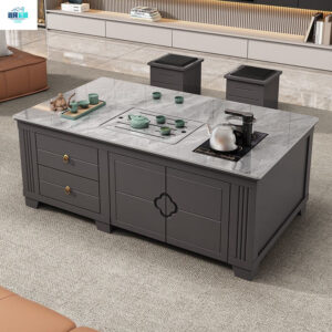 Modern Minimalist Rock Plate Kung Fu Tea Table Living Room Tea Table Integrated Home Tea Table Multi-Functional Office Set Tea Brewing Table