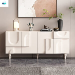 Living Room Tea Cabinet Multifunctional Commercial Italian Light Luxury Master Design French Sideboard Cabinet for Luxury Villas and Restaurants