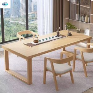 【Solid Wood Desktop5cm】Solid Wood Computer Desk Large Desk Home Living Room Long Table Double Reading Study Desk