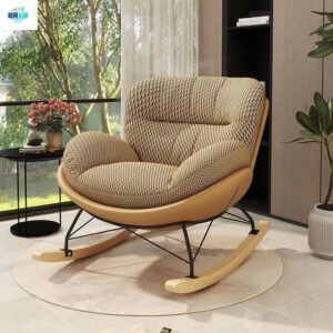 Trendy New Rocking Chair for Home, Balcony, Living Room, Leisure Recliner, Bedroom Rocking Lazy Sofa, Single Lazy Recliner