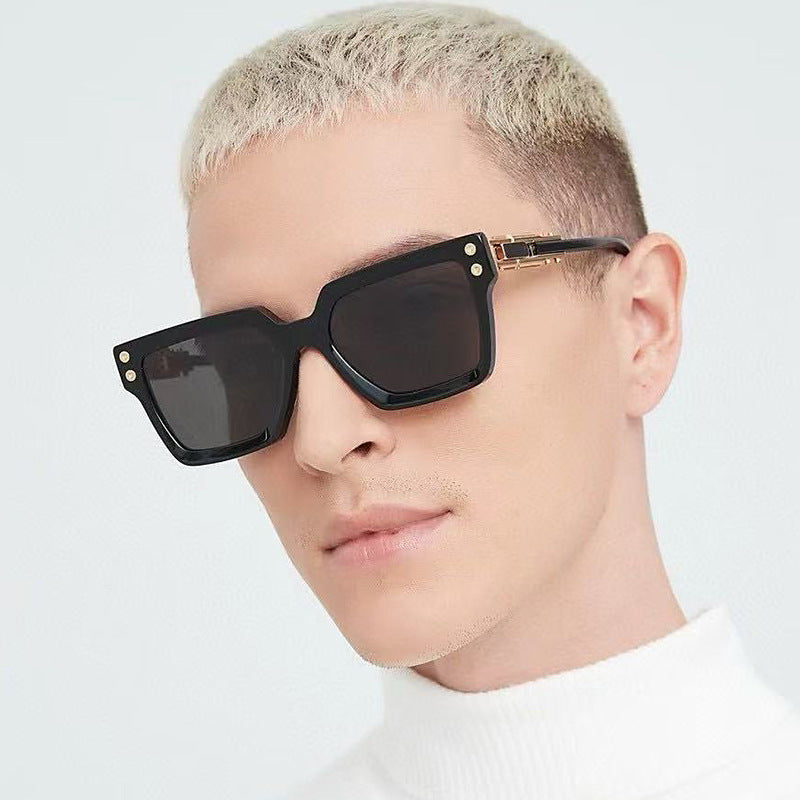 2025New European and American Style Square Frame Sunglasses for Men High-end Sun Protection Sunglasses Men's Trend Wholesale sunglasses - 图片 13